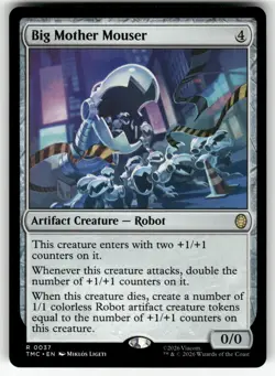Big Mother Mouser 37 Commander: Teenage Mutant Ninja Turtles MTG NM - Image 1