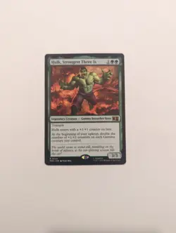 Hulk, Strongest There Is Commander: Marvel Super Heroes Regular NM MTG - Image 1