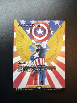 MTG Steelshaper's Gift (Borderless) Regular - Marvel Universe Eternal-Legal - Image 1