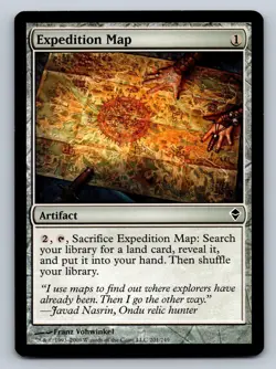 Expedition Map Zendikar 201 C NM Magic: The Gathering - Image 1