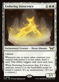 Magic The Gathering MTG ENDURING INNOCENCE Duskmourn: House of Horror NM - Image 1