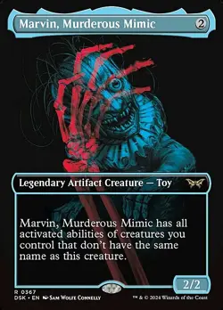 Magic The Gathering MTG MARVIN, MURDEROUS MIMIC Duskmourn: House of Horror NM - Image 1