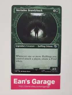 MTG LOTR Meriadoc Brandybuck LTR 0314 Showcase Tales of Middle-Earth Uncommon MN - Image 1