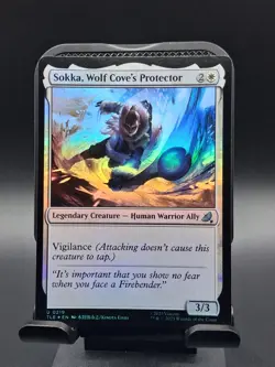 Sokka, Wolf Cove's Protector (0219) Foil The Last Airbender: Eternal-Legal 219 - Image 1