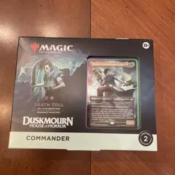 new Magic The Gathering MTG Duskmourn Death Toll Commander Deck - Image 1