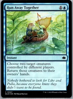 Run Away Together (C) #67 Foil Lorwyn Eclipsed MTG NM - Image 1