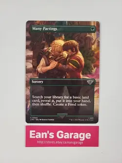 MTG LOTR Many Partings LTR 0445 Borderless Tales of Middle-Earth common - MN - Image 1