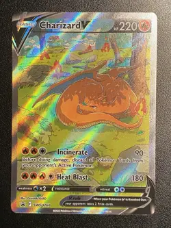 Charizard V Full Art SWSH260 Pokemon TCG Sword & Shield Black Star Promo - NM - Image 1