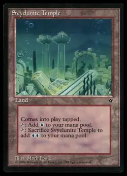 Svyelunite Temple Uncommon Fallen Empires Magic: The Gathering Lightly Played - Image 1