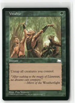 Vitalize Common Weatherlight Magic: The Gathering Near Mint - Image 1