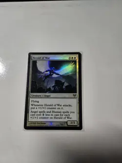 MTG FOIL Avacyn Restored Rare Herald Of War Excellent - Image 1
