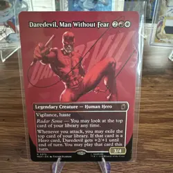 Daredevil, Man Without Fear (Borderless) (0372) - 372 - MSH - NM - MTG Regular - Image 1