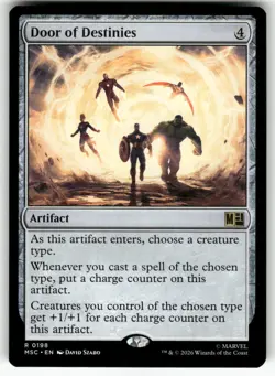 Door of Destinies Rare 198 Near Mint Commander: Marvel Super Heroes MTG M-07 - Image 1