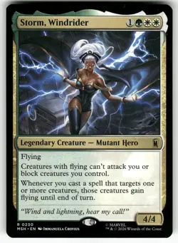 Storm, Windrider Rare 230 Near Mint Marvel Super Heroes MTG M-07 - Image 1