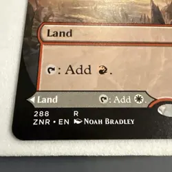 Wizards of the Coast Needleverge Pathway Land Rare Red Green ZNR 288 Regular - Image 3