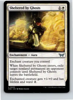 Magic the Gathering Sheltered by Ghosts Duskmourn: House of Horror MTG Free Ship - Image 1