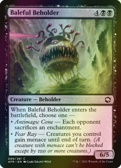 MTG Baleful Beholder Foil ** Adventures in the Forgotten Realms ** English (NM) - Image 1