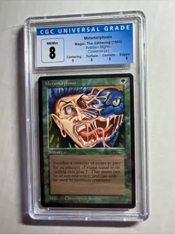 MTG Arabian Nights Metamorphosis CGC 8 NM/Mint 1993 - Image 1