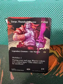 Zurgo, Thunder's Decree (Borderless) Tarkir: Dragonstorm Regular (0376) MTG NM - Image 1