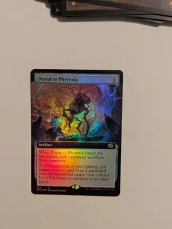Portal to Phyrexia (Extended Art) The Brothers' War Foil - Image 1