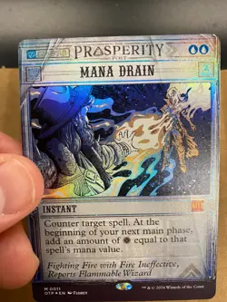 MTG 1x FOIL Mana Drain 11 Outlaws of Thunder Breaking News Magic Gathering x1 NM - Image 3