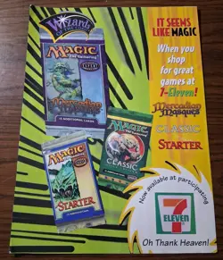 Magic The Gathering TCG Classic Print Ad Vintage 8X11 2000 Promo - Image 1