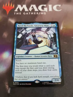 Mtg. Reed Richards, Smartest Man. Foil. Commander: Marvel Super Heroes. Nm - Image 1