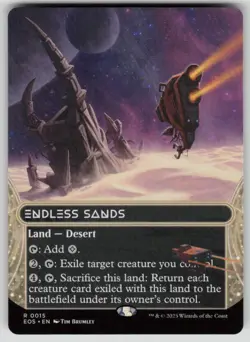 Endless Sands (0015) (Borderless) Edge of Eternities: Stellar Sights 15 MTG NM - Image 1