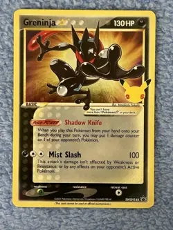 [NM] Greninja Gold Star SWSH144 Celebration Promo Pokemon TCG - Image 1