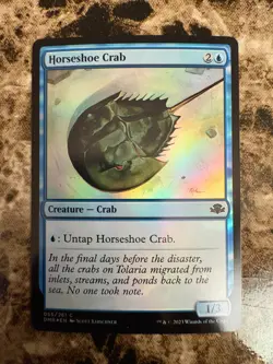 HORSESHOE CRAB Magic MTG Dominaria Remastered Foil - Image 1