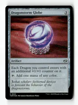 Dragonstorm Globe 241 MTG TDM C NM Foil - Image 1