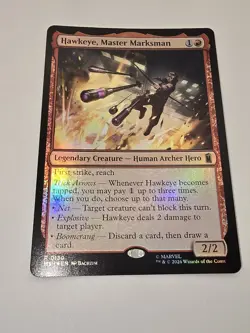 Hawkeye, Master Marksman Marvel Super Heroes Foil - Image 1