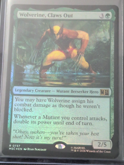 MTG Wolverine, Claws Out 0737 Rare Foil Marvel English 2/5 - Image 1