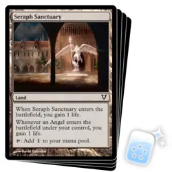 SERAPH SANCTUARY X4 Avacyn Restored AVR Magic MTG MINT CARD - Image 1