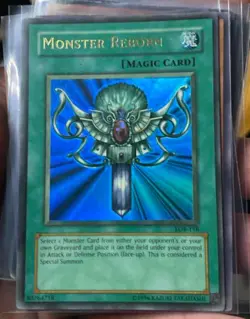 Yu-Gi-Oh Monster Reborn LOB-118 Ultra Spell Unlimited Edition TCG - Image 1