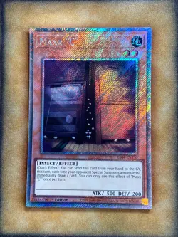 Yugioh Maxx "C" RA04-EN150 Platinum Secret Rare 1st Ed EURO NM - Image 1