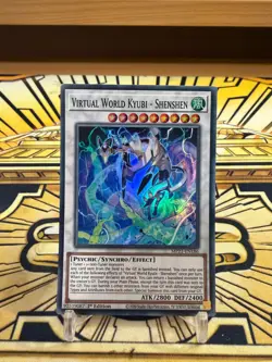 Yugioh Kyubi der Virtualwelt Shenshen Super Rare MP21-EN186 - Image 1