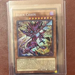 Konami Yu-Gi-Oh! Black Chaos CORI-EN001 1st Edition Secret Rare Foil - Image 1