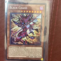 Konami Yu-Gi-Oh! Black Chaos CORI-EN001 1st Edition Secret Rare Foil - Image 2