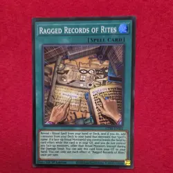 Konami Yu-Gi-Oh! TCG Ragged Records of Rites CORI-EN062 1st Edition Spell EN - Image 1