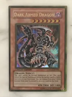 Yu-Gi-Oh! “DARK ARMED DRAGON” Ultra Rare Limited Ed GLD2-EN031 - Image 1