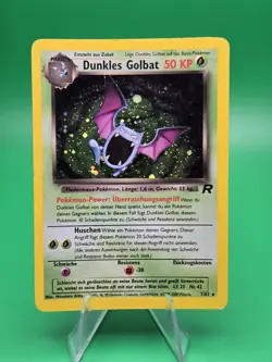 Dark Golbat 7/82 Team Rocket Holo Pokemon 2000 - Image 1