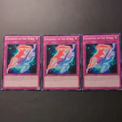 Konami Yu-Gi-Oh! Exchange of the Spirit DPRP-EN035 1st Ed Trap Lot x3 - Image 1