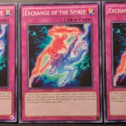 Konami Yu-Gi-Oh! Exchange of the Spirit DPRP-EN035 1st Ed Trap Lot x3 - Image 2