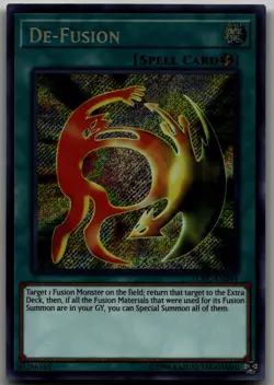 De-Fusion Secret Rare Legendary Collection Kaiba LCKC-EN044 LP - Image 1