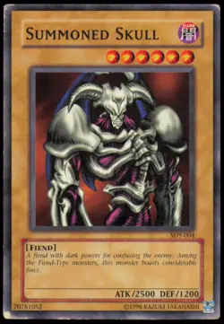 Summoned Skull SDY-004 Common Starter Deck: Yugi Yu-Gi-Oh Unlimited MP - Image 1