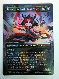 Wizards of the Coast MTG Drana, the Last Bloodchief Secret Lair Mythic 1684 Foil - Image 1