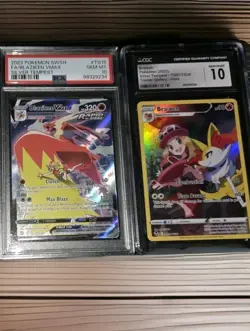 Lot 2x Of Pokemon SWSH Silver Tempest Trainer Galleries || 1x CGC 10 + 1x PSA 10 - Image 1