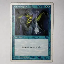 Counterspell - Magic the Gathering - Fifth Edition - Moderately Played - Vintage - Image 1