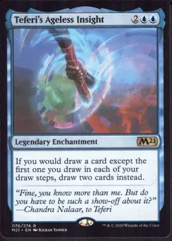 Teferi's Ageless Insight - Rare - Core Set 2021 - Magic MTG - NM - Image 1